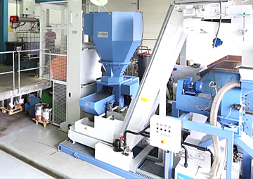 Centrifugadora de virutas